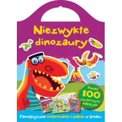 NIEZWYKŁE DINOZAURY FANTAZYJNE KOLOROWANKI