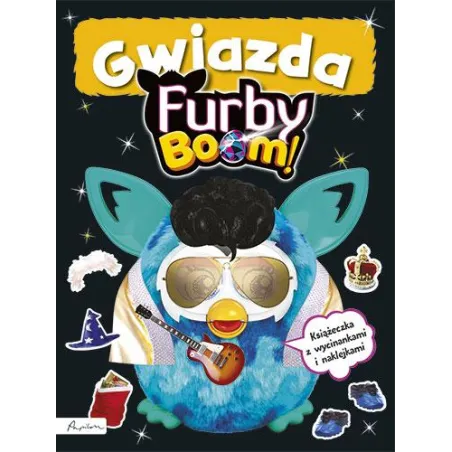 Gwiazda Książeczka Z Wycinankami I Naklejkami Furby Boom Gwiazda Książeczka Z Wycinankami I Naklejkami Furby Boom