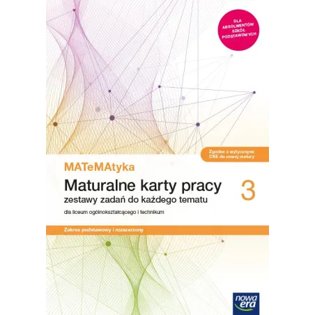Matematyka 3. Karty Pracy Dla Liceum I Technikum Zakres Podstawowy I Rozszerzony