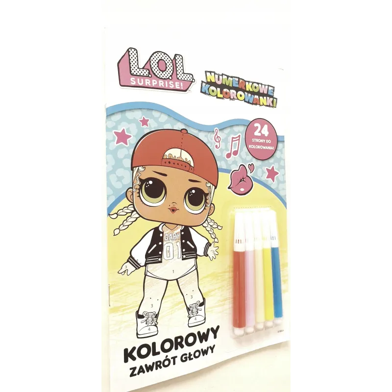 L.O.L SURPRISE! KOLOROWY ZAWRÓT GŁOWY. NUMERKOWE KOLOROWANKI