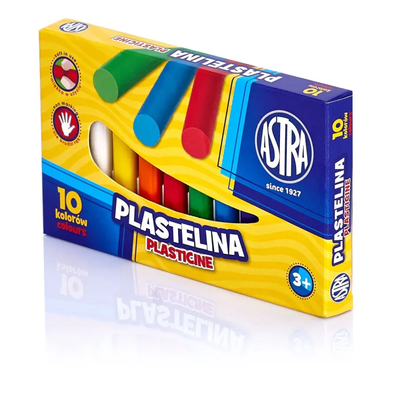 PLASTELINA 10 KOLORÓW ASTRA 3+ - Astra
