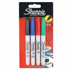 MARKERY PERMANENTNE SHARPIE 4 KOLORY