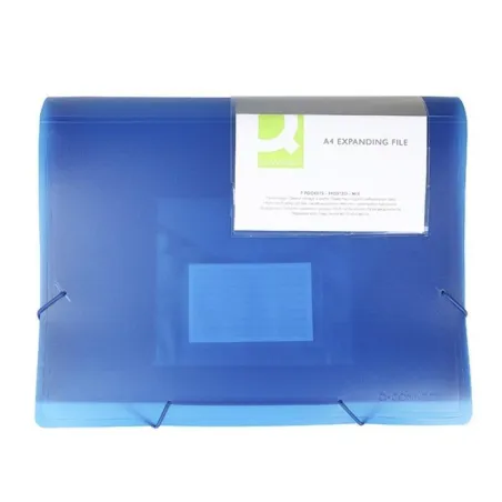 Teczka Z Gumką Q-Connect A4 Niebieska Teczka Z Gumką Q-Connect A4 Niebieska
