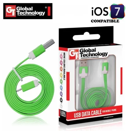 KABEL USB IPHONE 1M IPAD LIGHTING 8-PIN ZIELONY