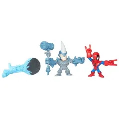 Super Hero Mashers Micro Spider-Man Kontra Marvel's Rhino 2 Figurki 4+