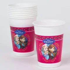 KUBECZKI PLASTIKOWE FROZEN 200 ML 8 SZT. DISNEY