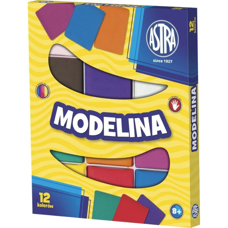 MODELINA 12 KOLORÓW ASTRA 8+ II GATUNEK - Astra