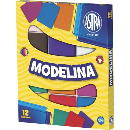 MODELINA 12 KOLORÓW ASTRA 8+ II GATUNEK - Astra