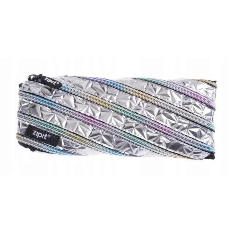 PIÓRNIK KOSMETYCZKA METALLIC SILVER ZIPIT - Zipit