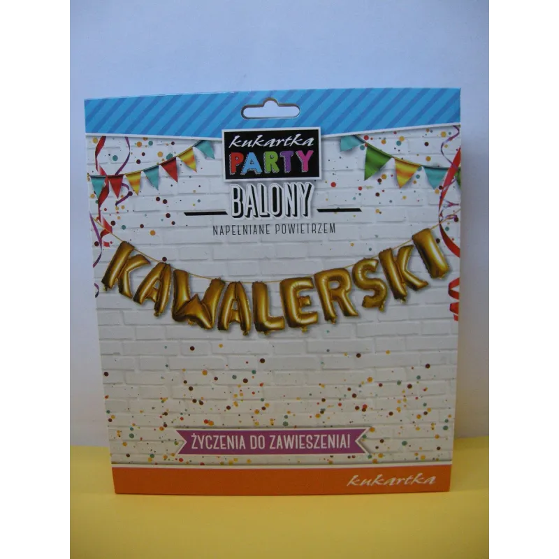 NAPIS KAWALERSKI FOLIOWY ZŁOTY