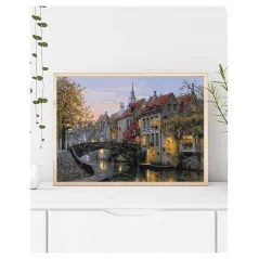 Wieczór Belgijski Malowanie Po Numerach 40 X 50 Cm