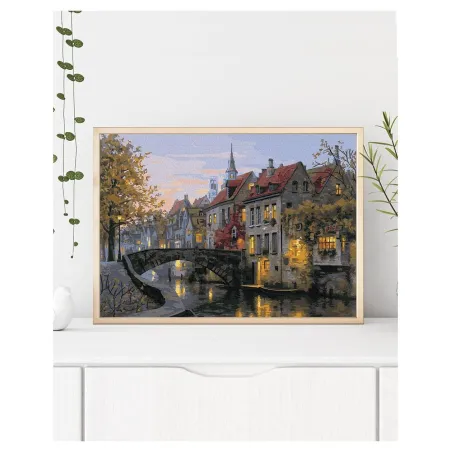 Wieczór Belgijski Malowanie Po Numerach 40 X 50 Cm