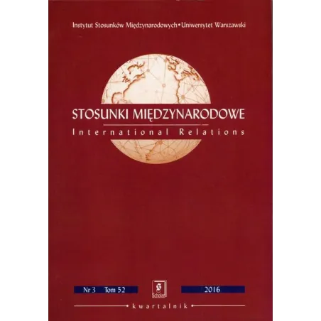 STOSUNKI MIĘDZYNARODOWE 3/2016  52