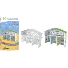 Kolorowanka 3D Xxl Domek Tylko Dla Chłopców
