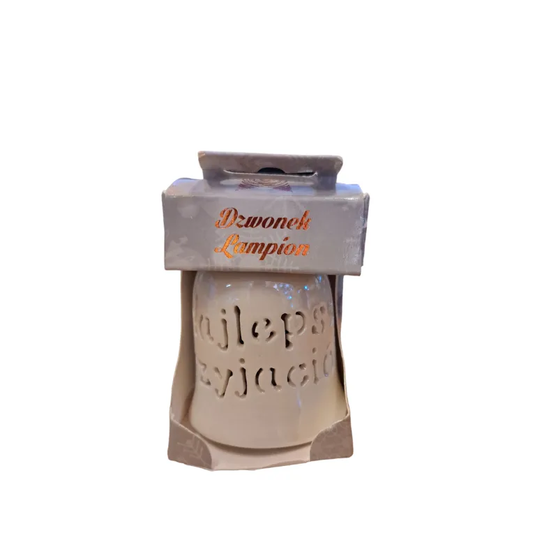 LAMPION CERAMICZNY DZWONEK LED NAJLEPSZA PRZYJACIÓŁKA