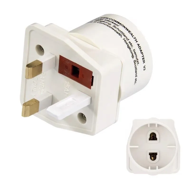 ADAPTER PODRÓŻNY WTYK ANGIELSKI NA EU