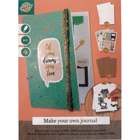Notatnik Diy Turkusowy Zestaw Kreatywny