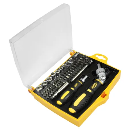 ZESTAW BITY + WKRĘTAK GRZECHOTKA 79 ELEMENTÓW FIELDMANN FDG 5004-79R