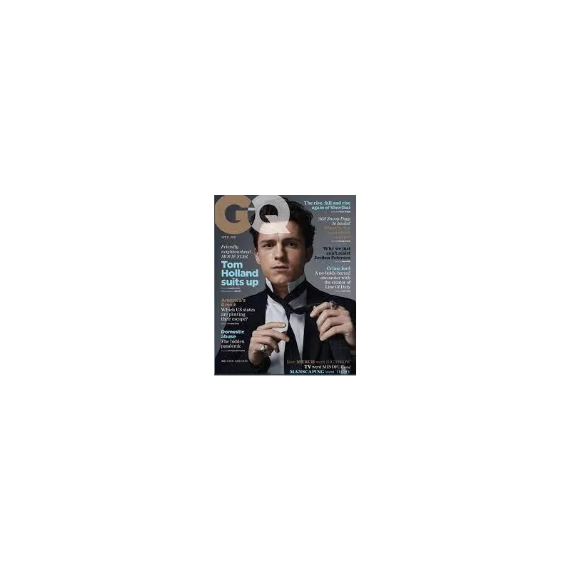 GQ TOM HOLLAND SUITS UP KWIECIEŃ 2021