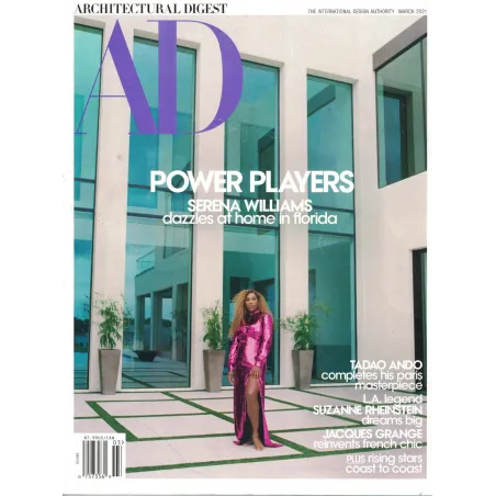 POWER PLAYERS ARCHITECTURAL DIGEST MARZEC 2021