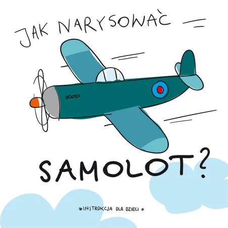 JAK NARYSOWAĆ SAMOLOT - Wilga