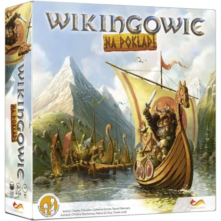 WIKINGOWIE NA POKŁAD GRA PLANSZOWA 8+ - FoxGames