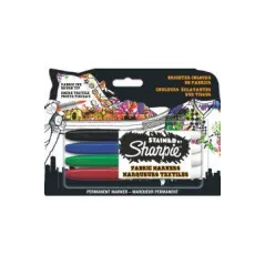 MARKER PERMANENTNY 4 SZTUKI SHARPIE