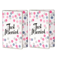 JUST MERRIED ZESTAW ETUI NA PASZPORTY 2SZT.