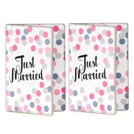 JUST MERRIED ZESTAW ETUI NA PASZPORTY 2SZT.