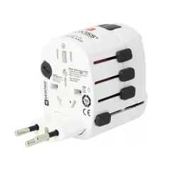 ADAPTER PODRÓŻNY 6W1 POLSKA/ŚWIAT  PRO LIGHT USB SKROSS PRO 1.302540,