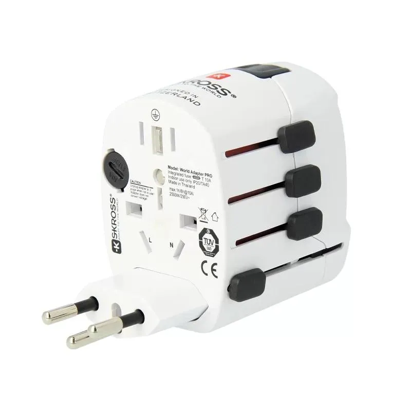 ADAPTER PODRÓŻNY 6W1 POLSKA/ŚWIAT  PRO LIGHT USB SKROSS PRO 1.302540,