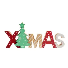 DREWNIANY NAPIS ŚWIĄTECZNY XMAS