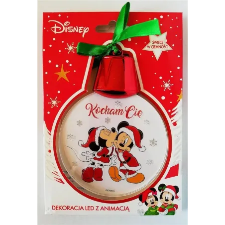 ZAWIESZKA LED MICKEY KOCHAM CIĘ