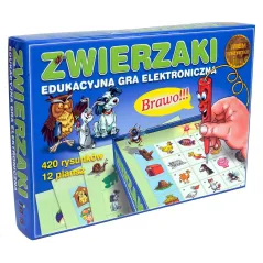 ZWIERZAKI EDUKACYJNA GRA ELEKTRONICZNA 4+