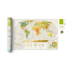 MAPA ZDRAPKA TRAVEL MAP GEOGRAPHY WORD