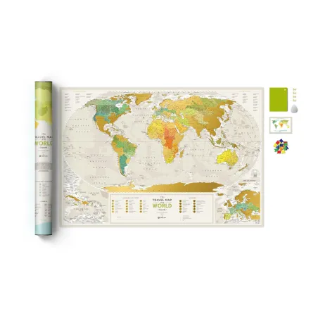 MAPA ZDRAPKA TRAVEL MAP GEOGRAPHY WORD