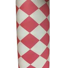 PAPIER OZDOBNY 200 X 70 CM RÓŻOWO-BIAŁY
