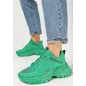 Jasnozielone Sneakersy Na Grubej Podeszwie Z Ozdobnymi Wstawkami Rozmiar 38 Manishi Jasnozielone Sneakersy Na Grubej Podeszwie Z Ozdobnymi Wstawkami Rozmiar 38 Manishi