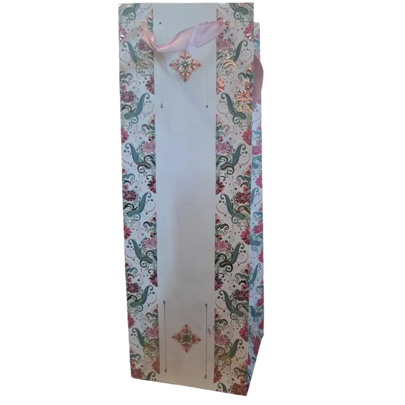 TOREBKA PREZENTOWA NA BUTELKĘ 36 X 12 X 10.5 CM