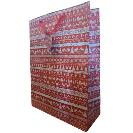 Torebka Prezentowa Świąteczna 30 X 40 X 12 Cm Torebka Prezentowa Świąteczna 30 X 40 X 12 Cm