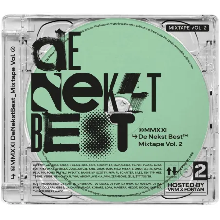 DE NEKST BEST MIXTAPE VOL.2 CD