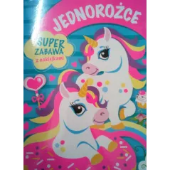 JEDNOROŻCE. SUPER ZABAWA Z NAKLEJKAMI