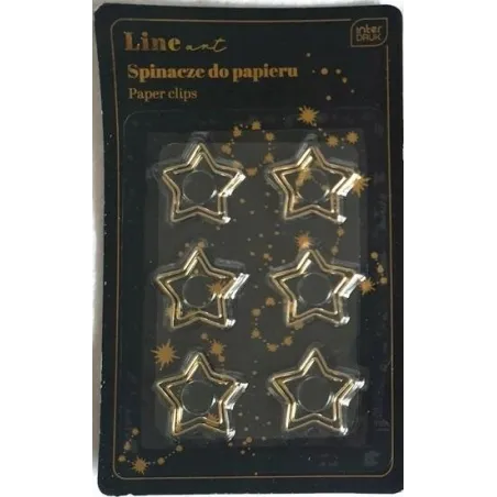 SPINACZE BIUROWE DO PAPIERU 6SZT.