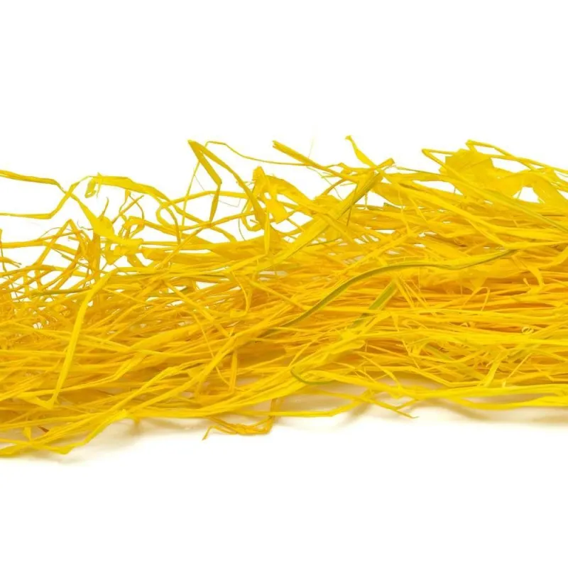 RAFIA NATURALNA CIEMNOŻÓŁTA 50G