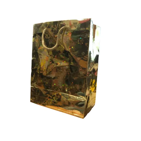 Torebka Prezentowa Złota 17.5 X 22.5 X 10 Cm