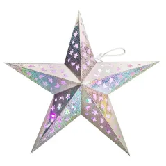 GWIAZDA PAPIEROWA LED 40CM BIAŁA