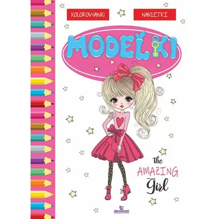 Modelki. Kolorowanka Z Naklejkami