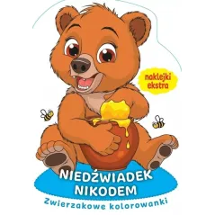 NIEDŹWIADEK NIKODEM. ZWIERZAKOWE KOLOROWANKI