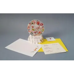 KARTKA 3D KWIATY DZIEŃ NAUCZYCIELA - Panon