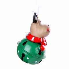 Renifer Dzwonek Zawieszka Classic Christmas 9Cm